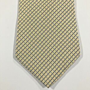 Vintage Tommy Hilfiger Yellow & Blue Striped Silk Necktie